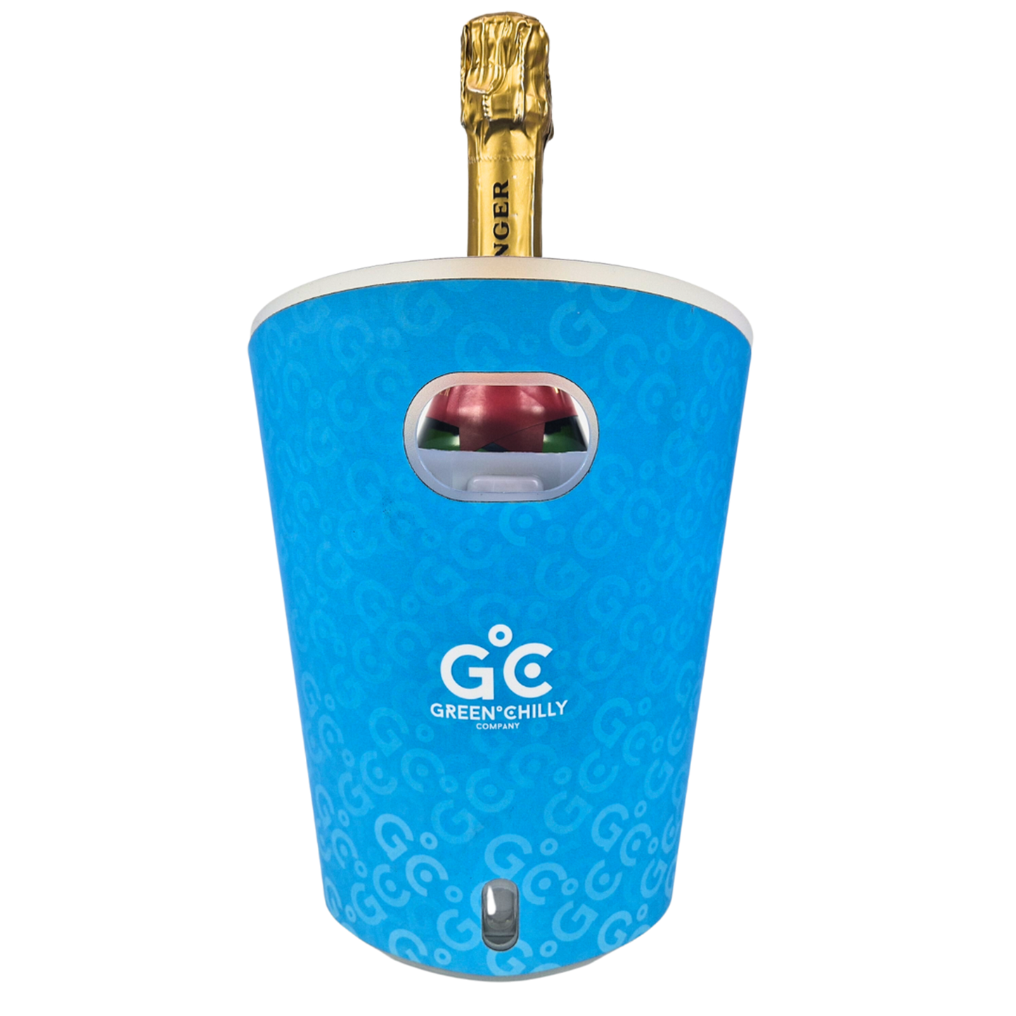 Blue Fwrap Wine Cooler - includes two Fwrap cool packs