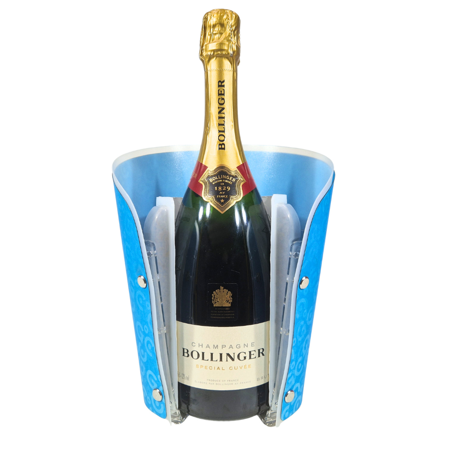Blue Fwrap Wine Cooler - includes two Fwrap cool packs